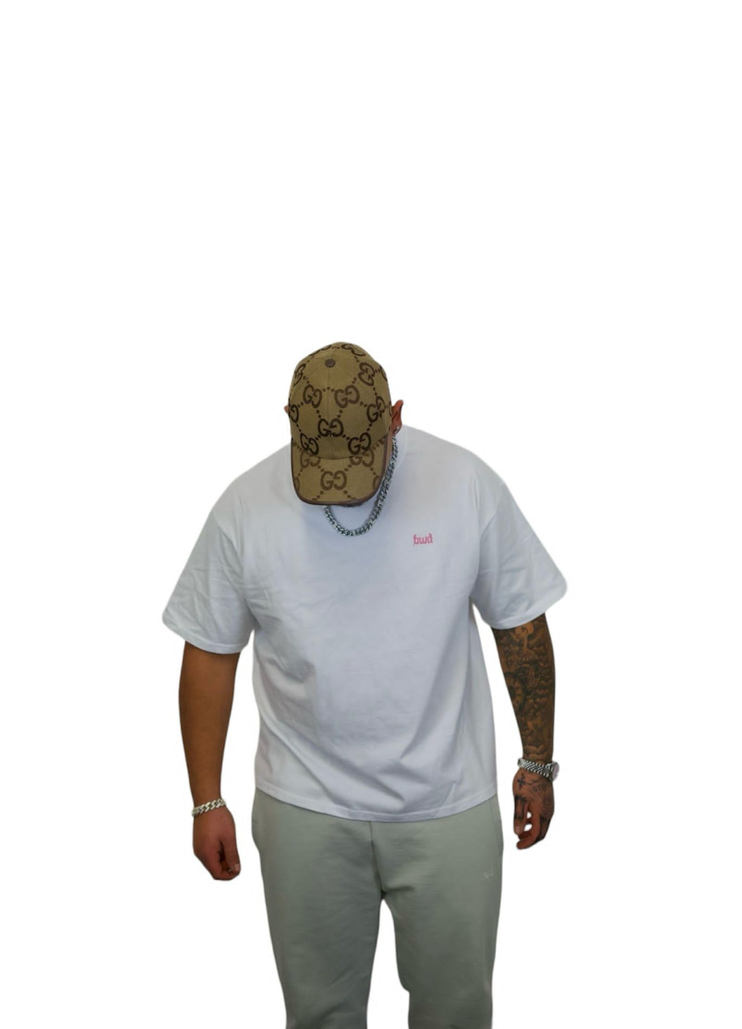 NNF WHITE PINK T-SHIRT