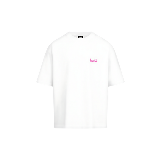 NNF WHITE PINK T-SHIRT