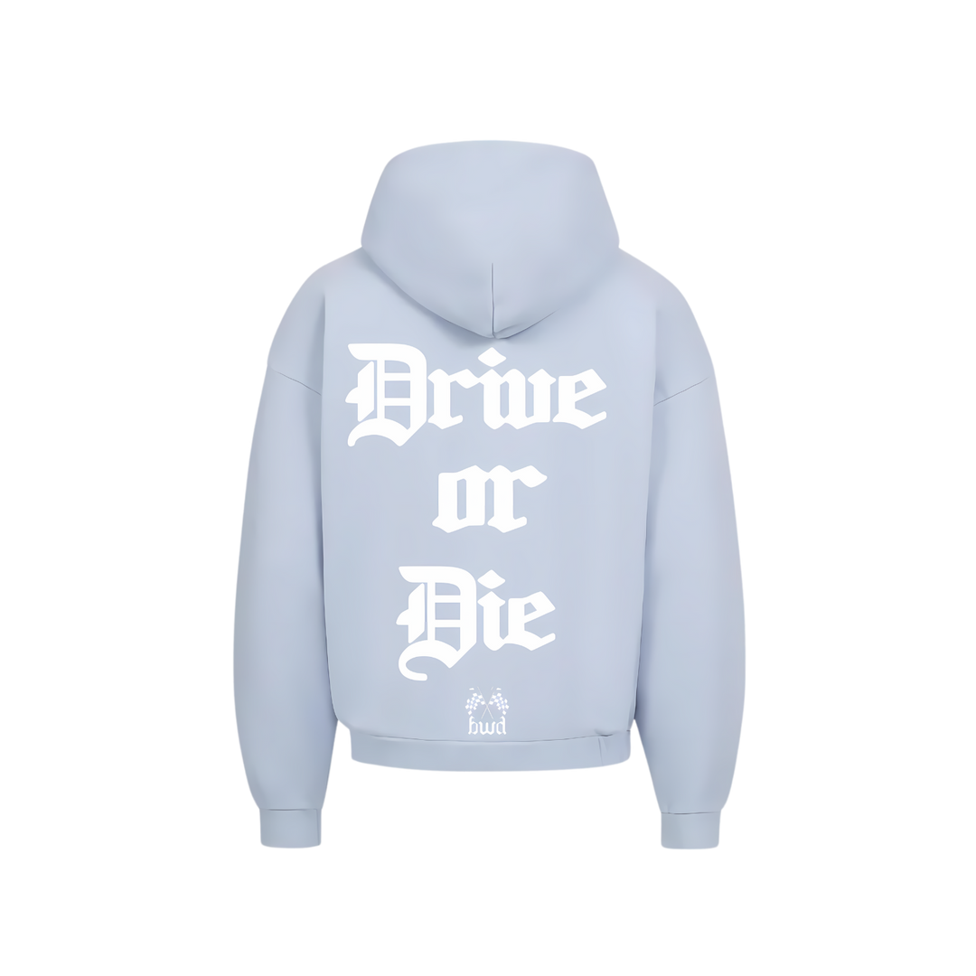 Drive Or Die Zipper Baby blue