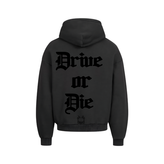 Drive or Die Black Zipper