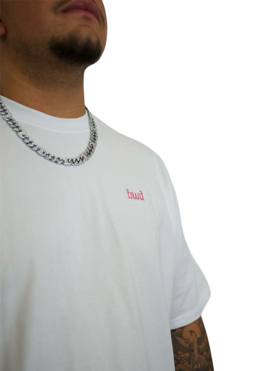NNF WHITE PINK T-SHIRT